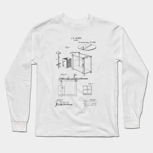 Churn Vintage Patent Hand Drawing Long Sleeve T-Shirt